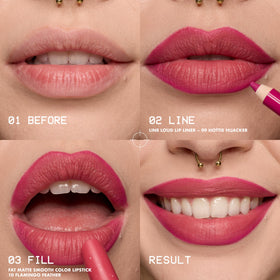Teintes variées de rouge à lèvres NYX Fat Matte