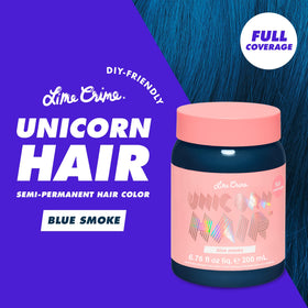 Teinture capillaire Lime Crime Blue Smoke 249g emballage