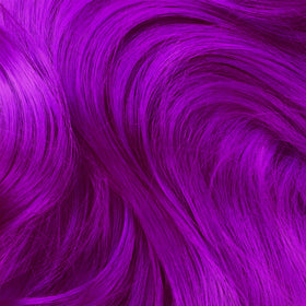 Teinture capillaire Lime Crime Pony Violet Purple appliquée sur cheveux