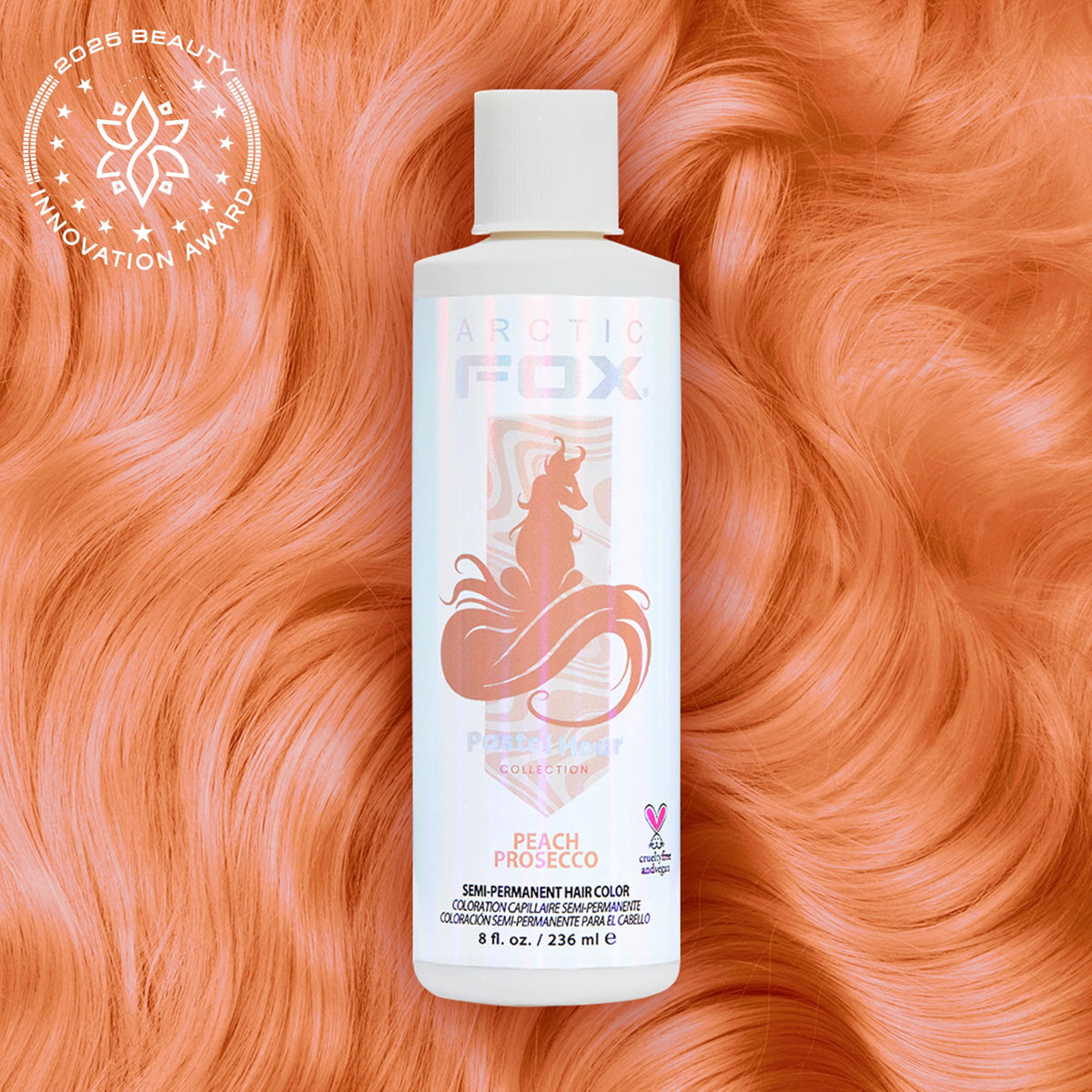 Teinture Cheveux ARCTIC FOX Peach Prosecco 240 ml vue arrière