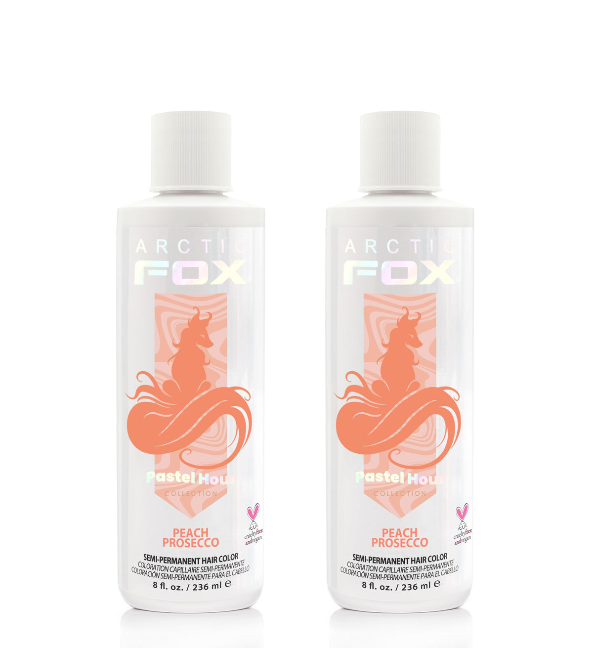 Teinture Cheveux ARCTIC FOX Peach Prosecco 240 ml vue avant