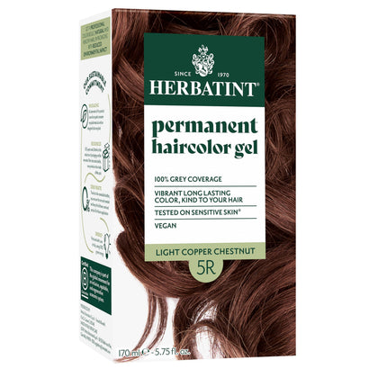 Teinture cheveux Herbatint 5R Châtaigne Cuivrée 227g vue avant