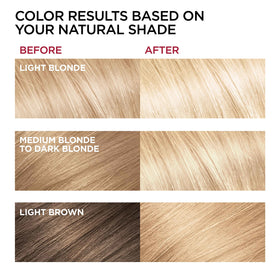 Teinture cheveux L'Oreal Paris LB01 Blond Cendré Extra Clair avec échantillons de couleur