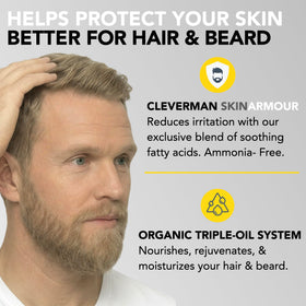 Teinture CLEVERMAN pour un aspect naturel sur cheveux