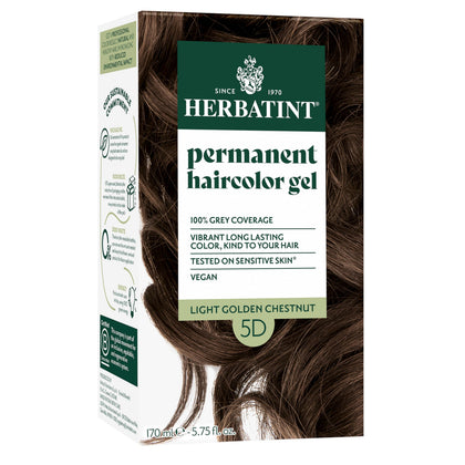 Teinture Herbatint 5D Châtaigne Dorée 231g vue de face