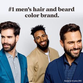 Teinture Just for Men en application sur une barbe