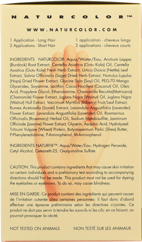 Teinture pour cheveux Naturcolor en bouteille