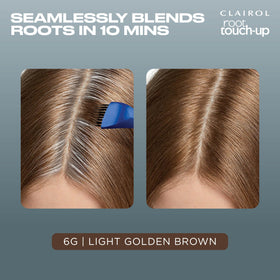 Teinture Racines Clairol 6G application sur cheveux