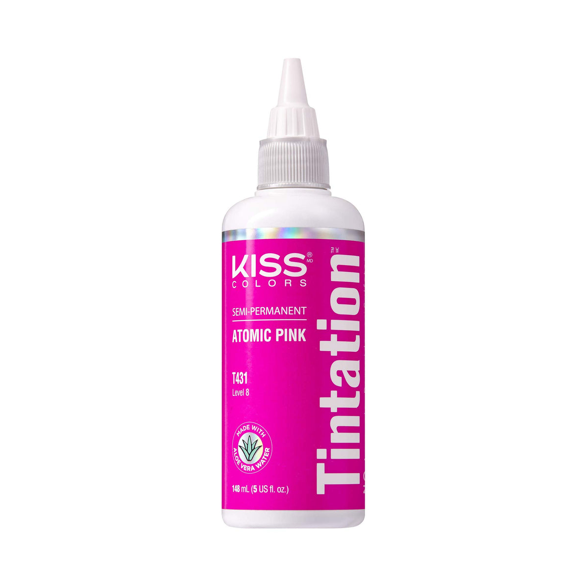 Teinture semi-permanente Red By Kiss Atomic Pink 148ml vue avant