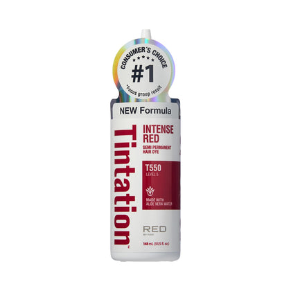 Teinture semi-permanente Red By Kiss Intense Rouge 148ml vue de face