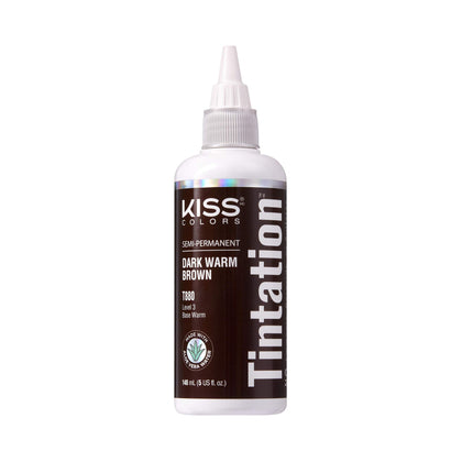 Teinture semi-permanente Red By Kiss Tintation 159g Brun Chaud vue avant