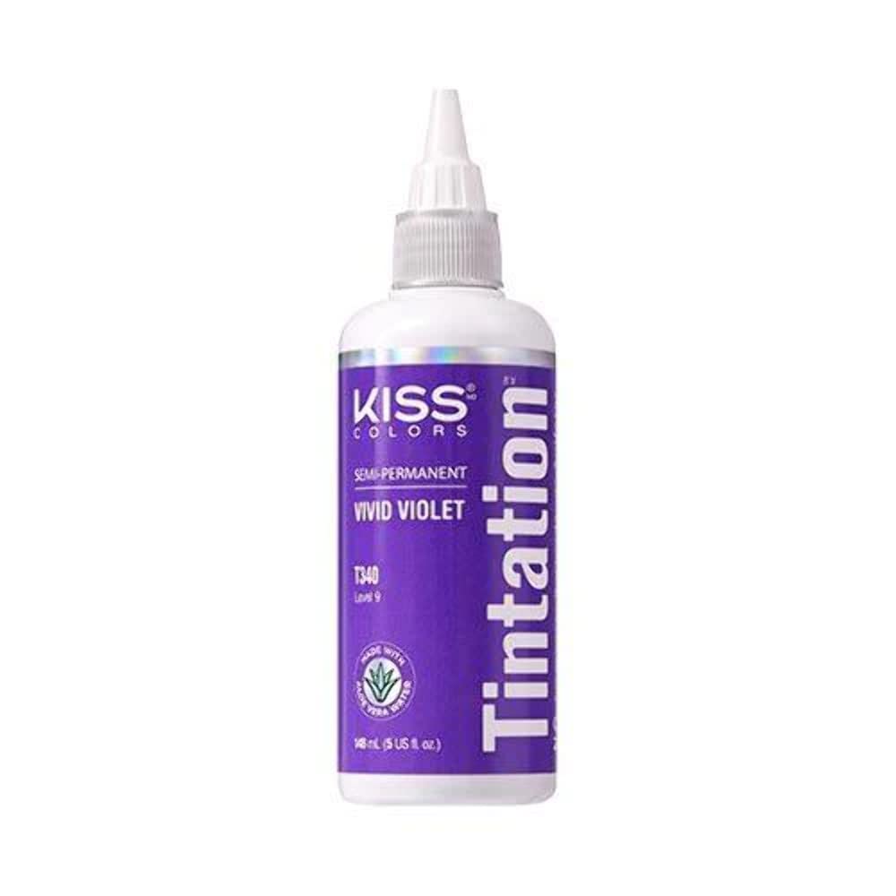 Teinture semi-permanente Red By Kiss Vivid Violet 168g, vue avant