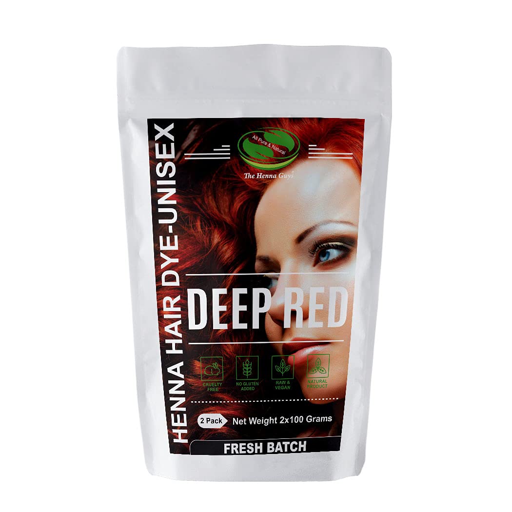 Teinture végétale The Henna Guys 200g, emballage avant