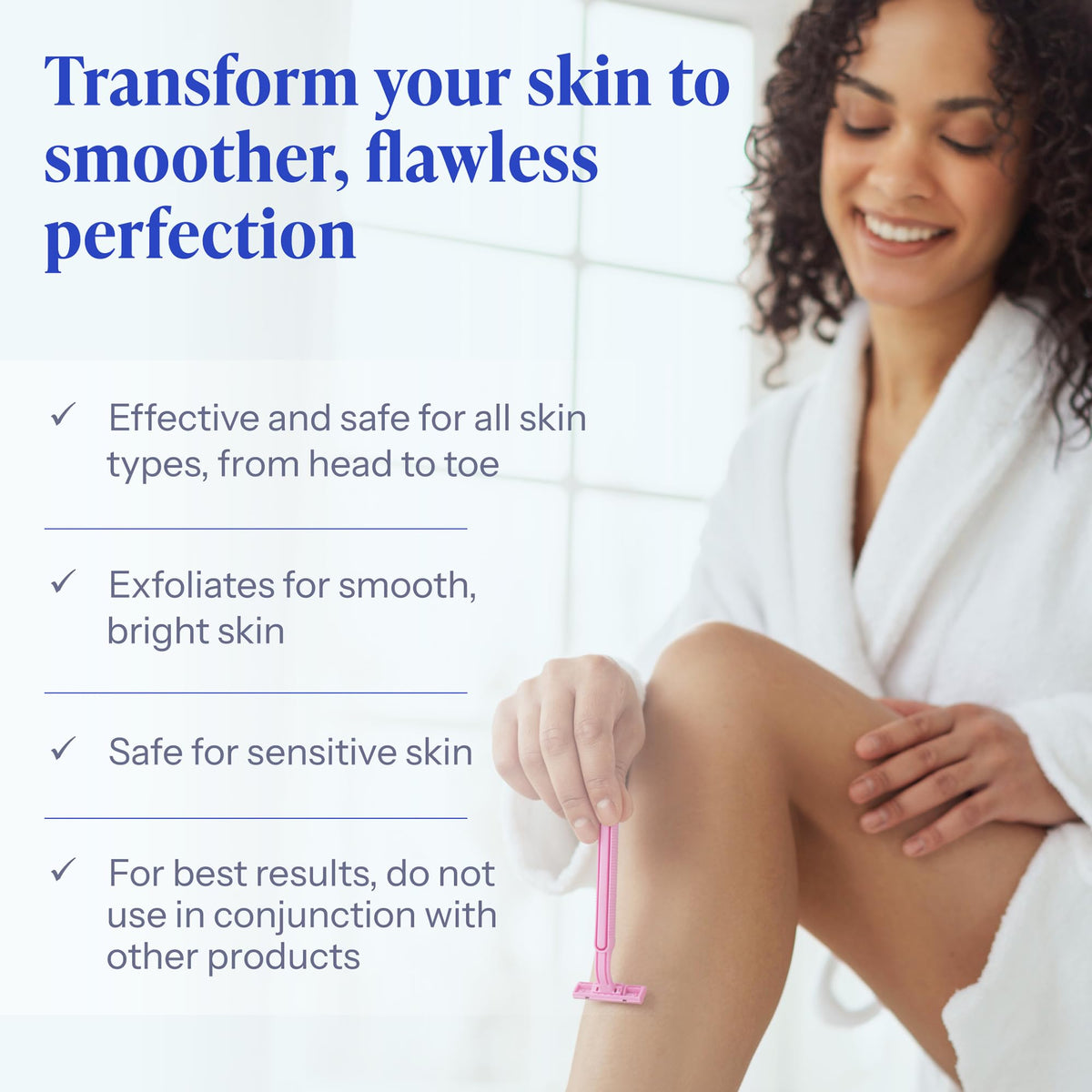Tend Skin Solution 480ml en utilisation sur la peau