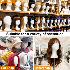 Tête de mannequin COOKOO sur un support