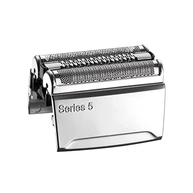 Tête de rasage Braun Série 5 52S avec grille CrossHair vue de côté