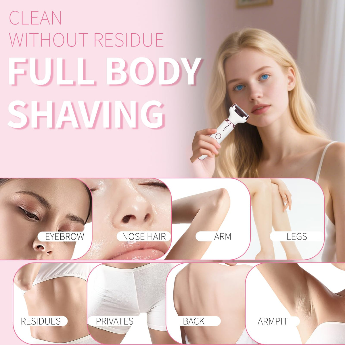 Tête de rasage du rasoir Beanify pour le visage