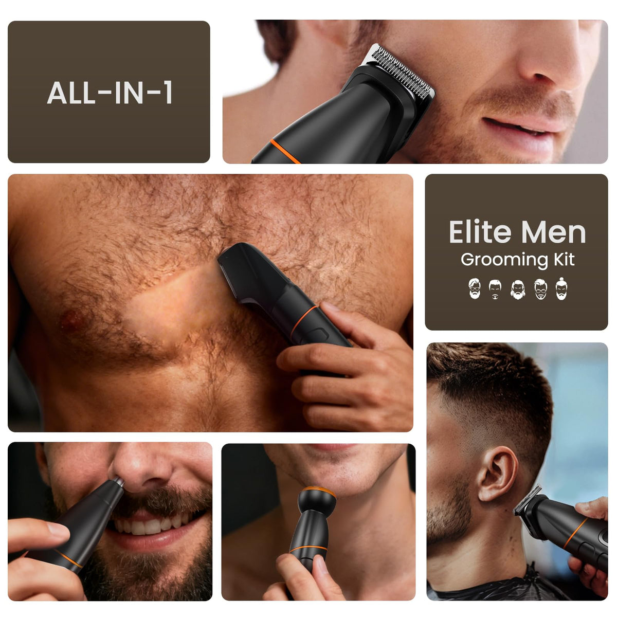 Tête de tondeuse V MAXGROOM pour zones difficiles