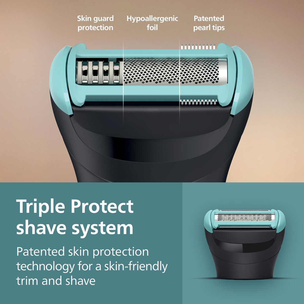 Tête interchangeable du Norelco Body Groomer 5000 Série