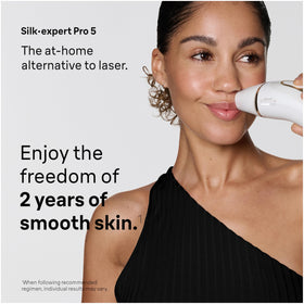 Tête standard et tête de précision de l'appareil Braun Silk·Expert Pro 5
