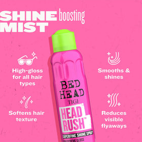 Texte et caractéristiques du spray Bed Head Head Rush 200g