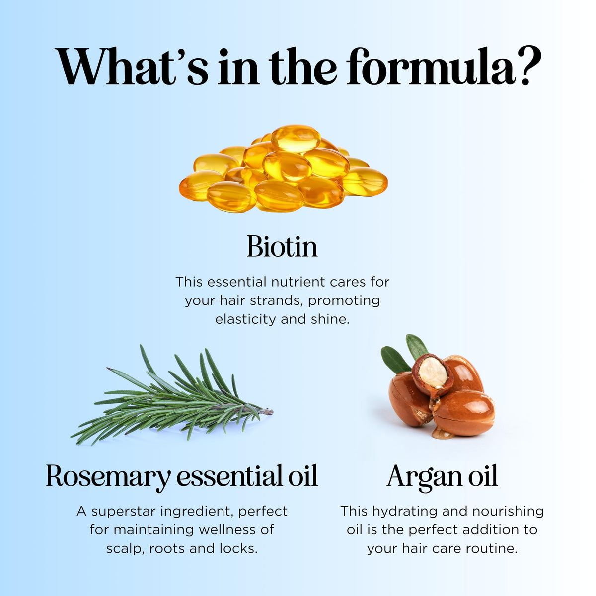 Textura du shampooing Biotine et Romarin sur une main
