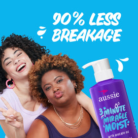 Texture crémeuse de l'après-shampooing Aussie