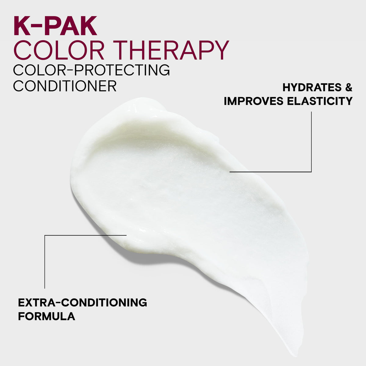 Texture crémeuse de l'après-shampooing Joico K-PAK