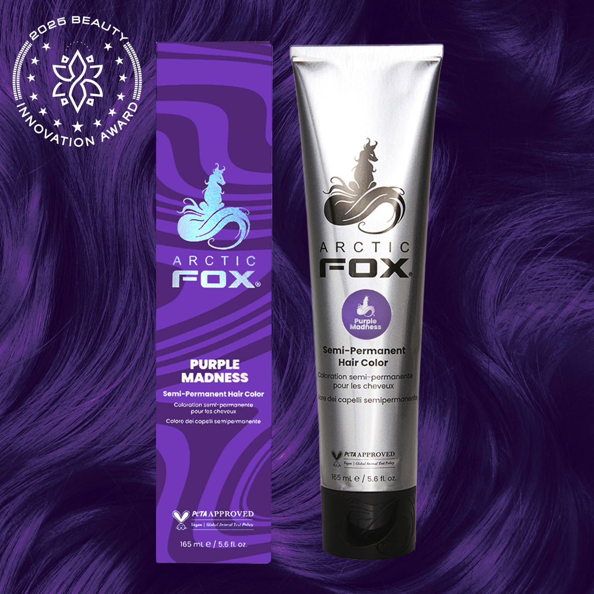 Texture crémeuse de la coloration ARCTIC FOX Purple Madness