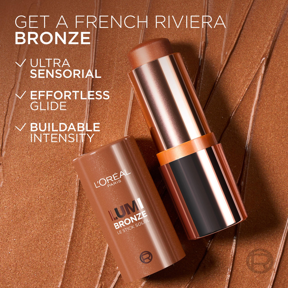 Texture crémeuse du bronzer L'Oreal Paris Lumi Bronze