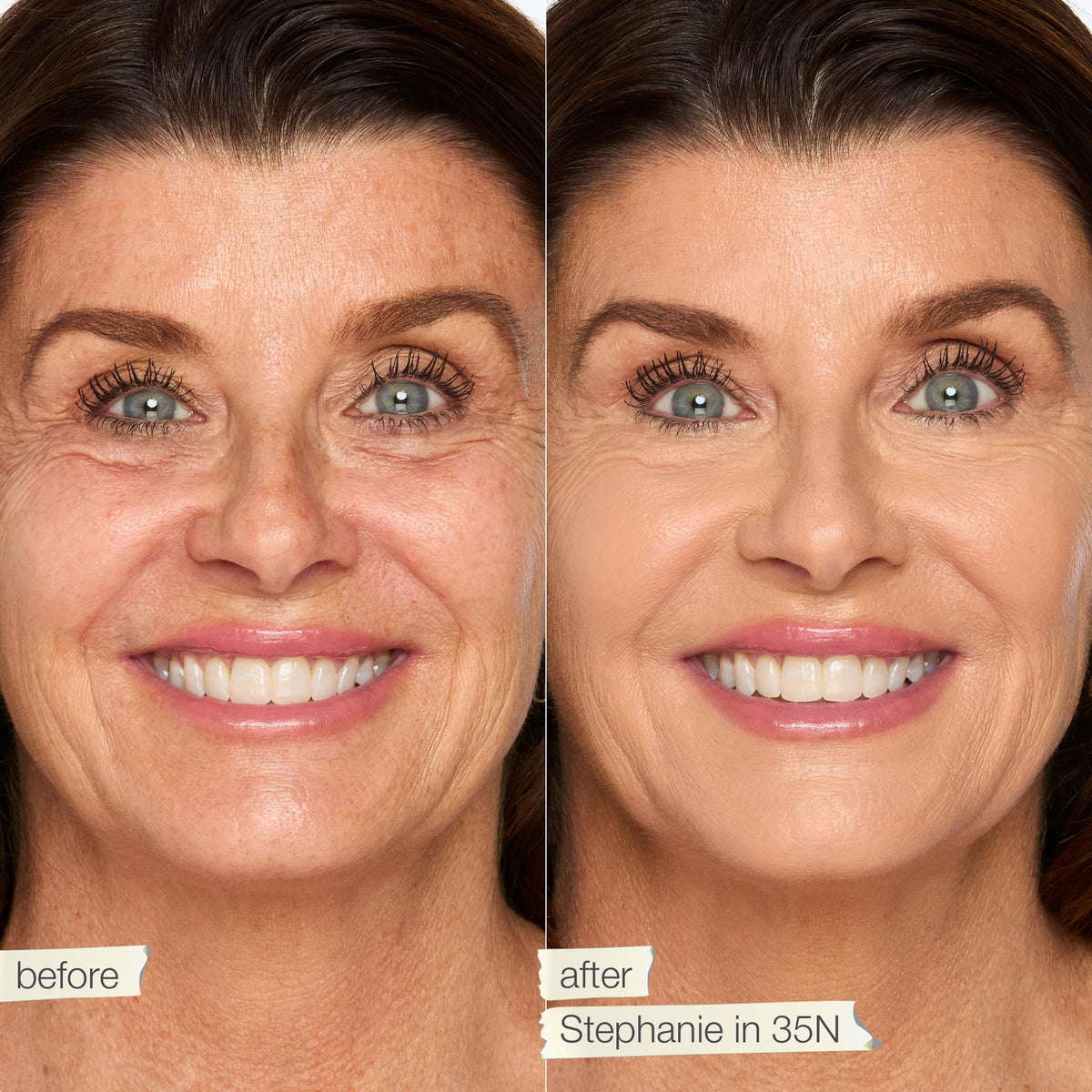 Texture crémeuse du correcteur tarte Shape Tape 35N