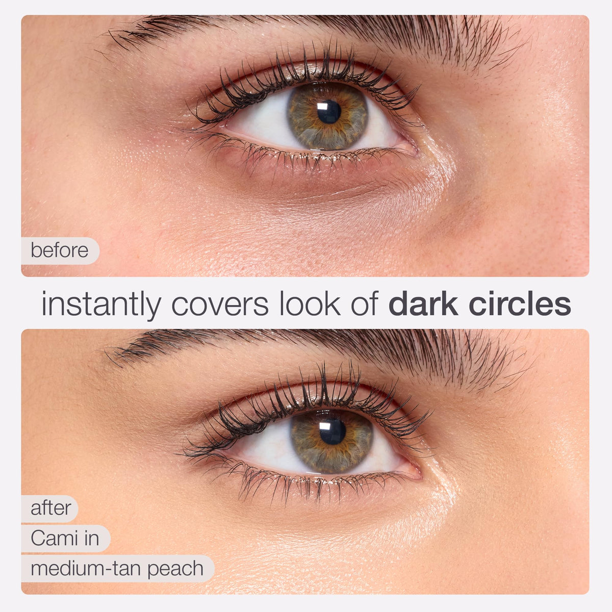 Texture crémeuse du correcteur tarte sur la main