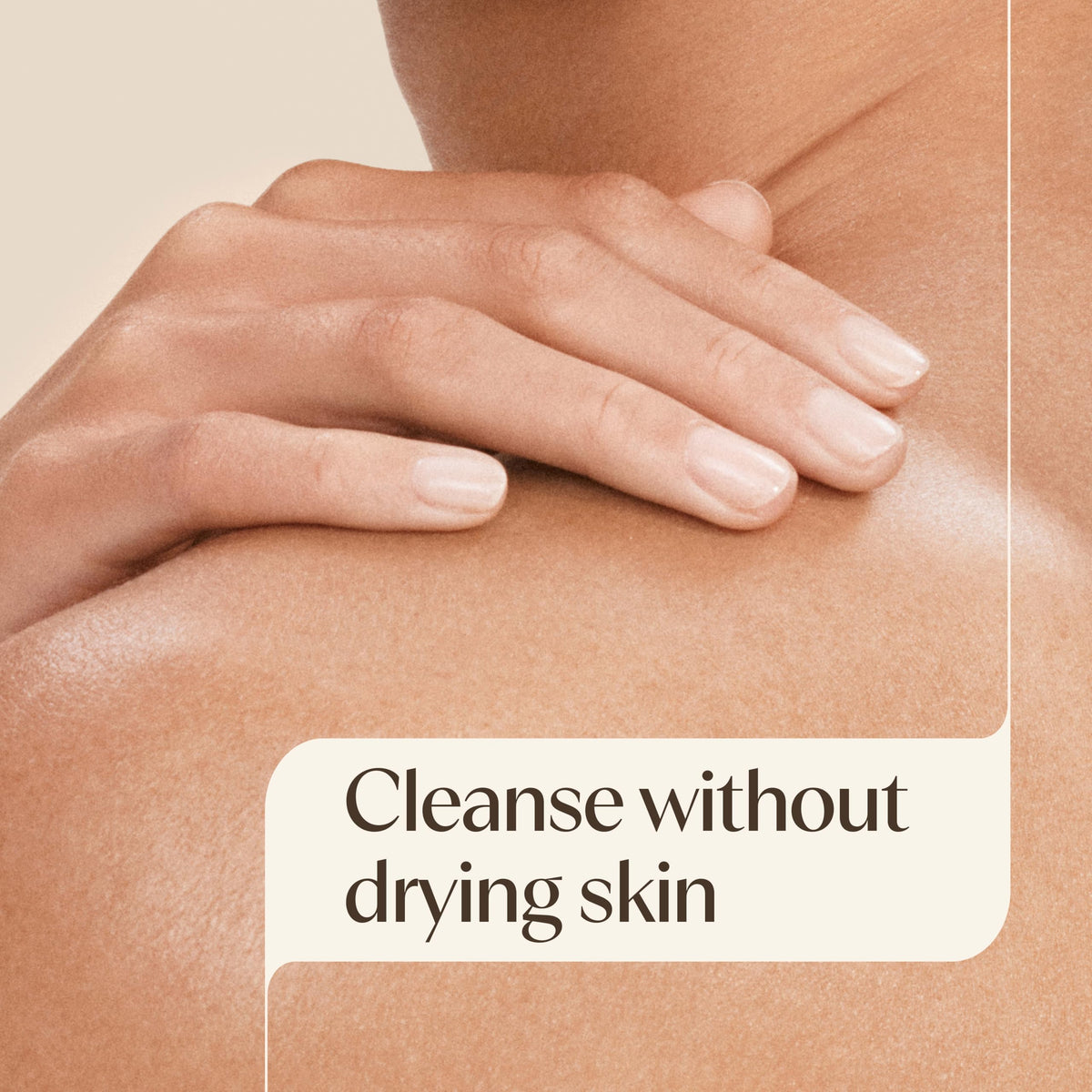 Texture crémeuse du Gel Douche Aveeno