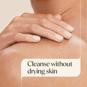Texture crémeuse du Gel Douche Aveeno