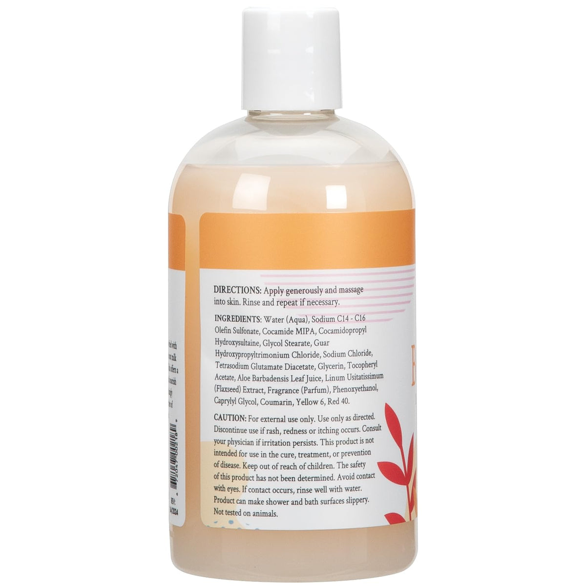 Texture crémeuse du gel douche Coco Mangue sur une éponge