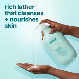 Texture crémeuse du gel douche Method Coco Twist