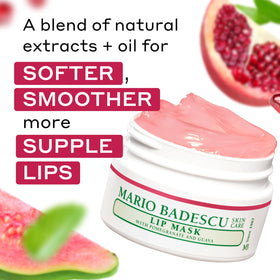 Texture crémeuse du masque à lèvres Mario Badescu