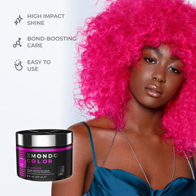 Texture crémeuse du masque colorant XMONDO dans un bol