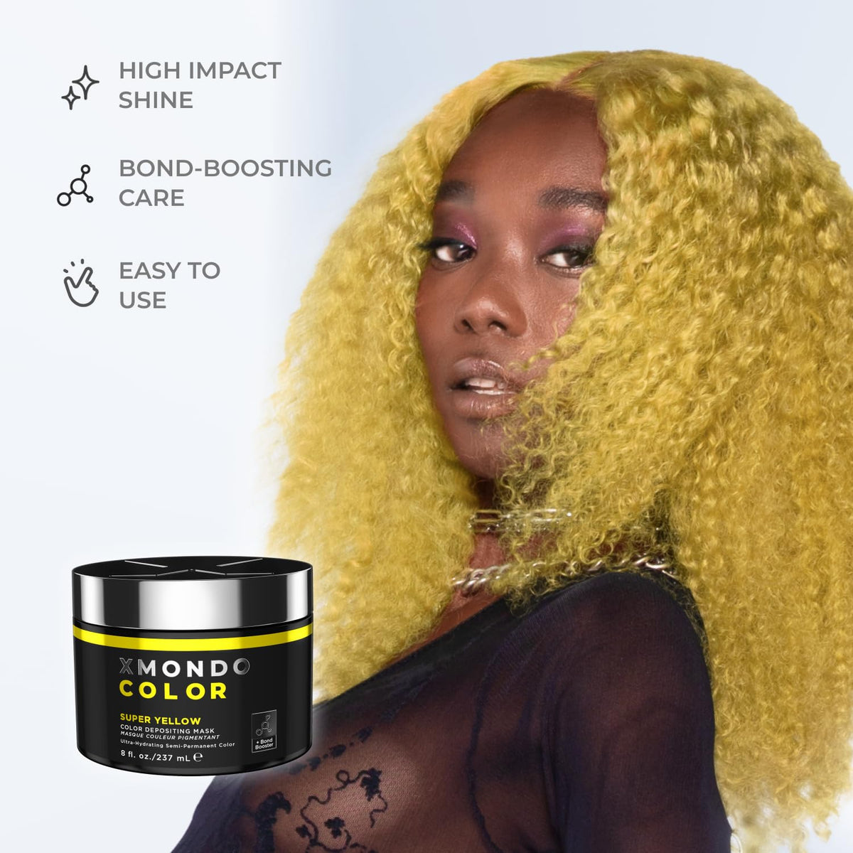 Texture crémeuse du Masque Déposant Super Jaune XMONDO
