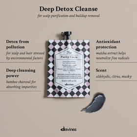 Texture crémeuse du masque revitalisant Davines sur une spatule