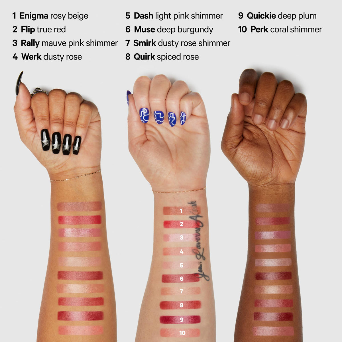 Texture crémeuse du Milk Makeup Lip + Cheek Stick sur la main