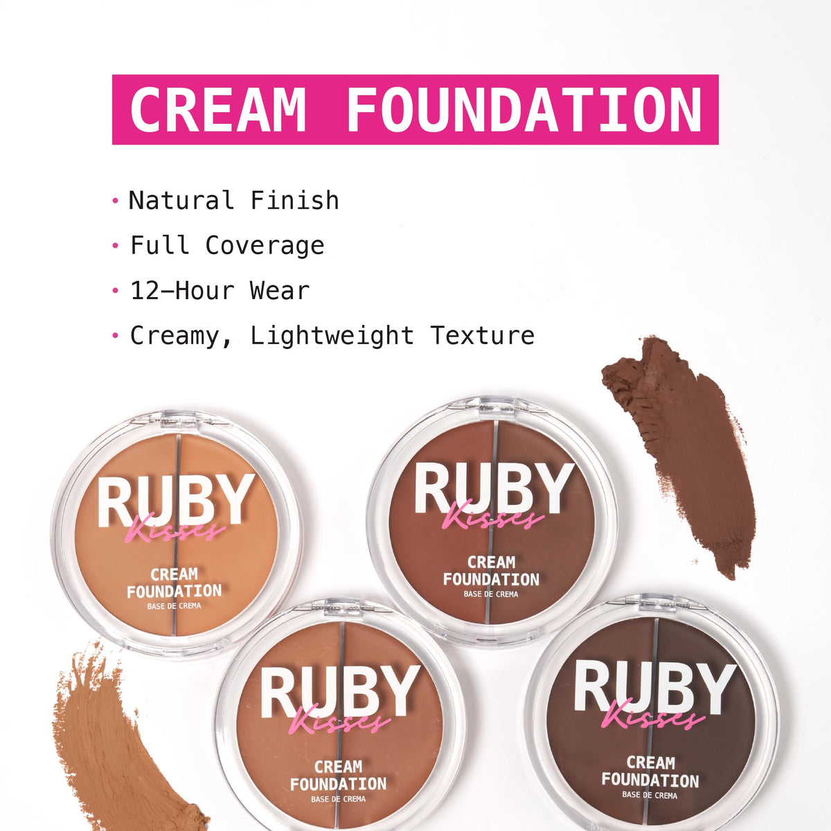 Texture crémeuse du Ruby Kisses 3D Face Creator sur la main