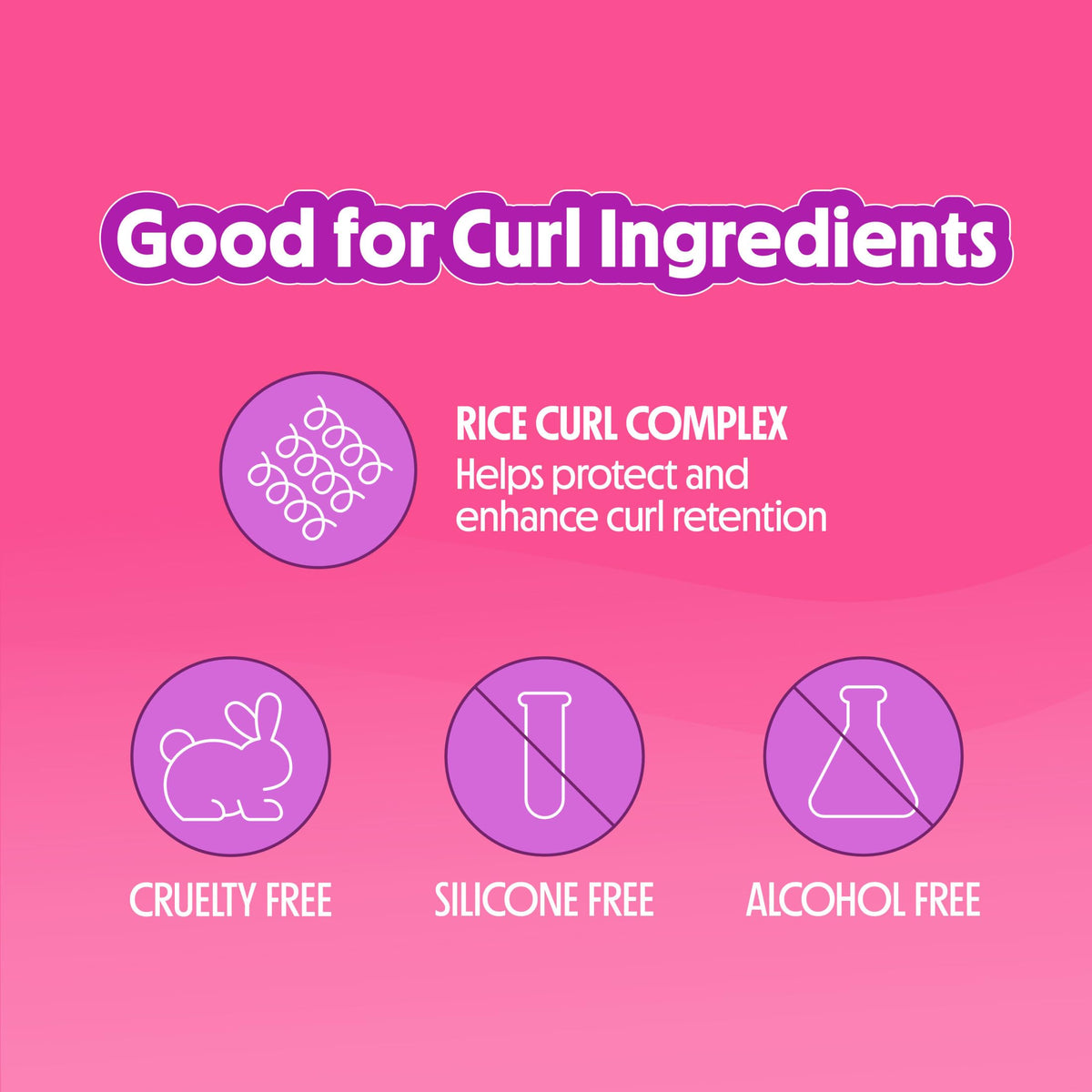 Texture crémeuse du shampooing Not Your Mother's Curly Hair