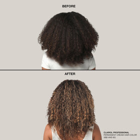 Texture de Crème Permanente Clairol au toucher