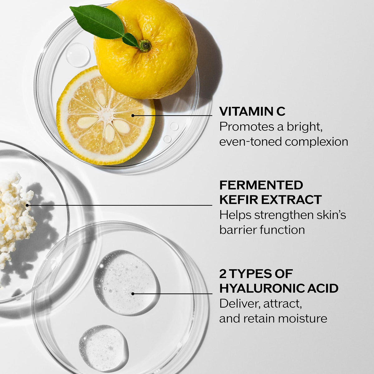 Texture de l'essence Shiseido Eudermine sur la main
