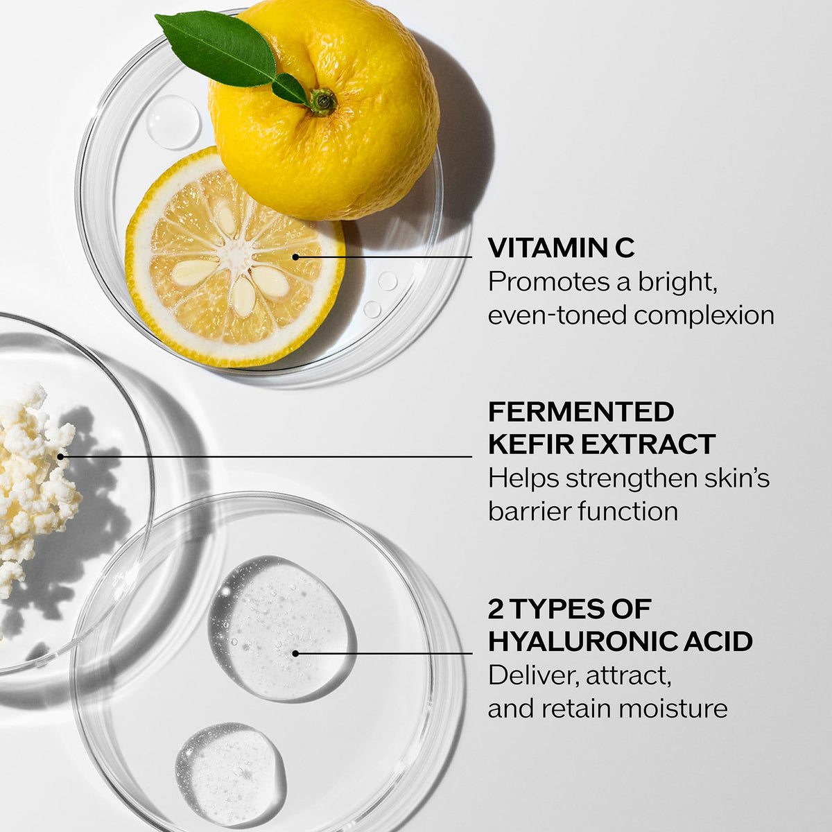 Texture de l'essence Shiseido Eudermine sur la main