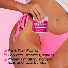 Texture de l'exfoliant VOERUY pour une peau lisse