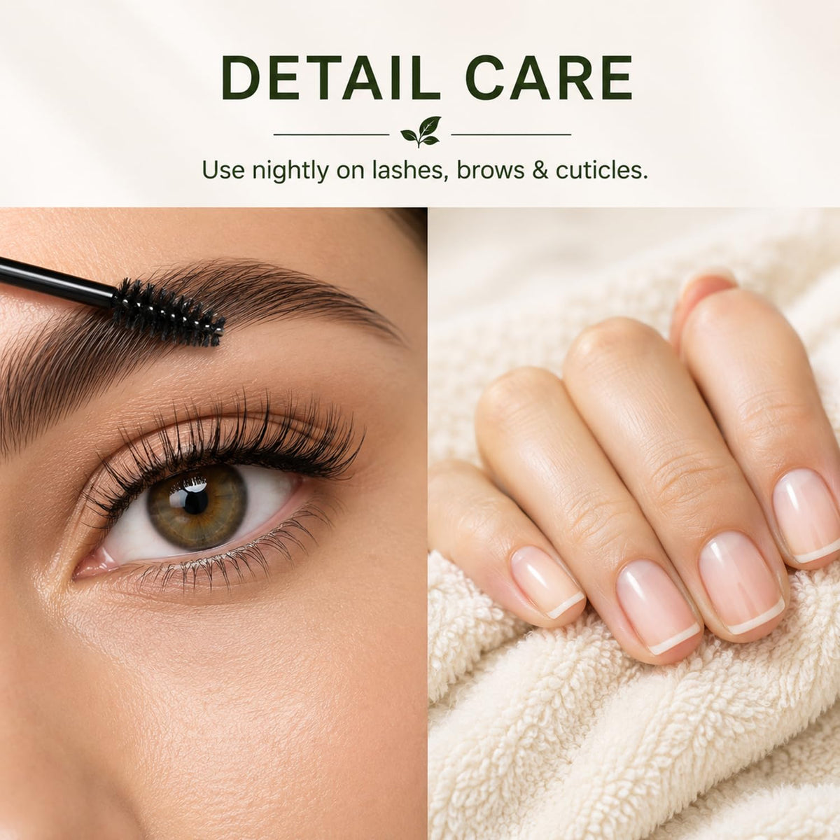Texture de l'huile de ricin bio SOULSPA PURE dans un flacon