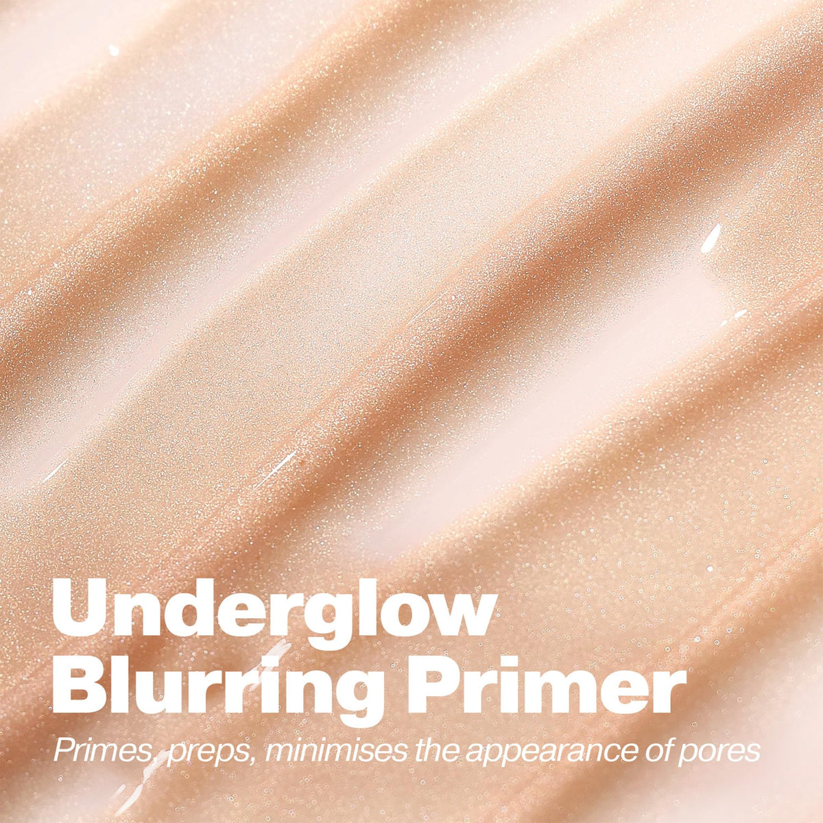 Texture de l'Underglow Blurring Primer ICONIC LONDON sur la peau