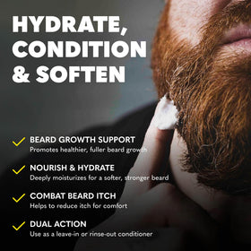 Texture de la crème après-rasage The Beard Club sur une main